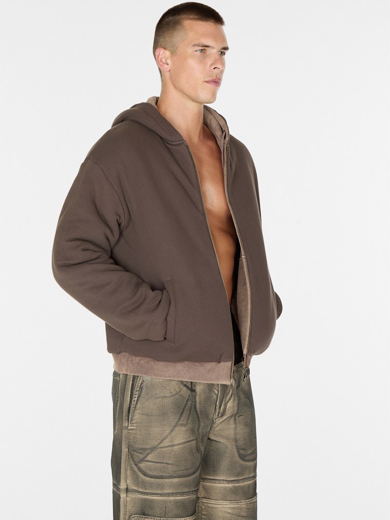 reversible zip hoodie | GUESS