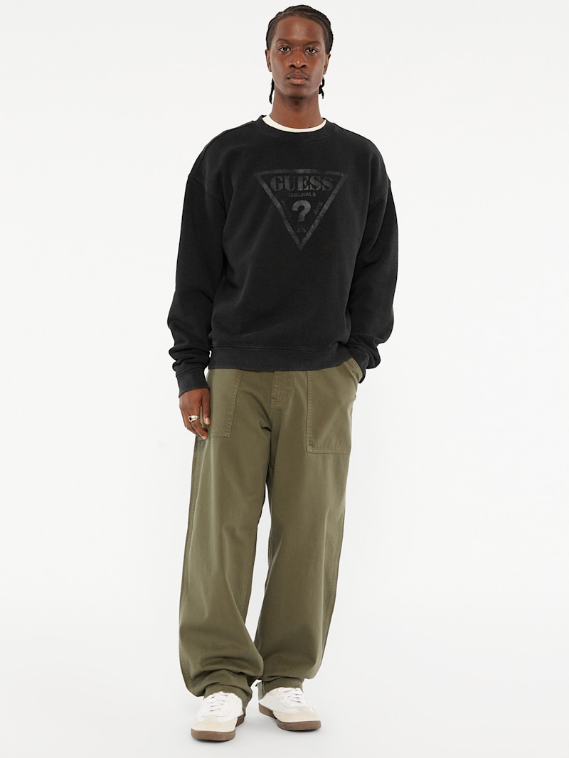 GUESS Originals Triangle Crewneck Sweatshirt | GUESS