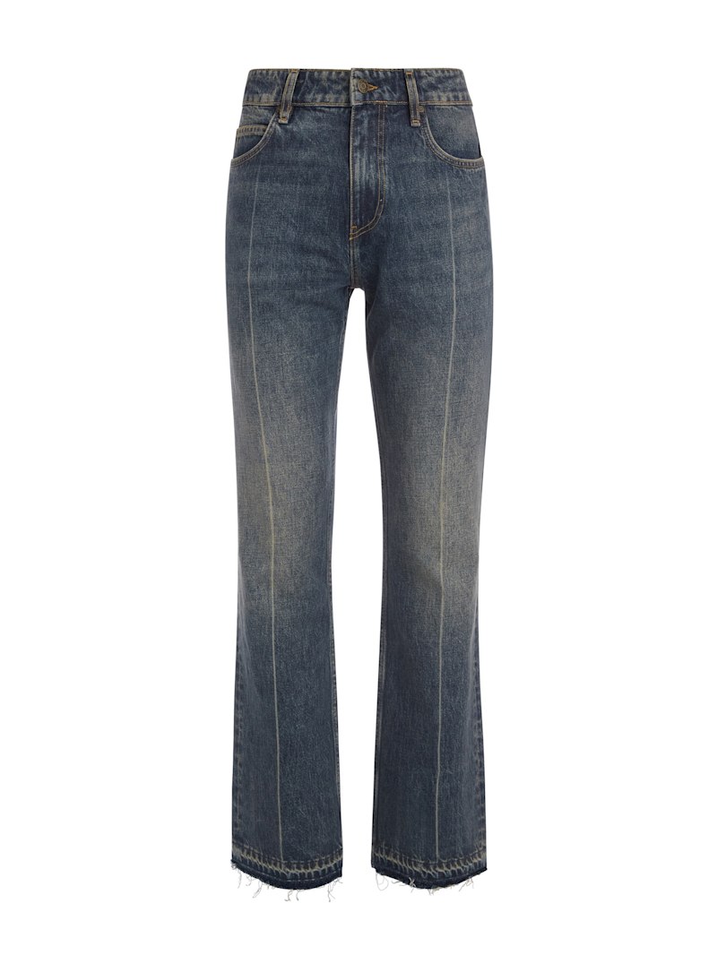 ★E.B.M★ Blue Washing Denim Pants EMP2DPT040 vintage light washed denim pant | GUESS