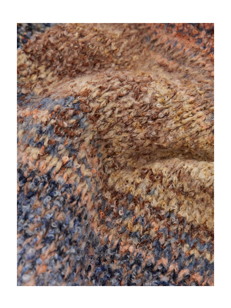 Wool-Blend Space-Dye Scarf | GUESS