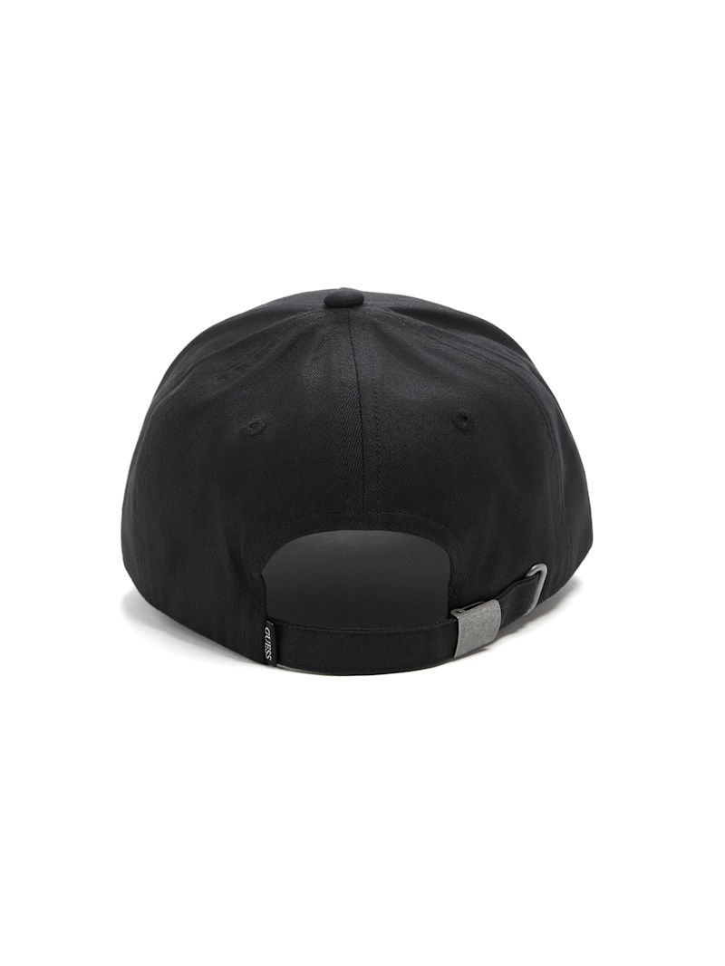 帽子 8.0 LOGO CAP RIGHT (BLACK) Eco GUESS Jeans Logo Baseball Cap | GUESS Jeans