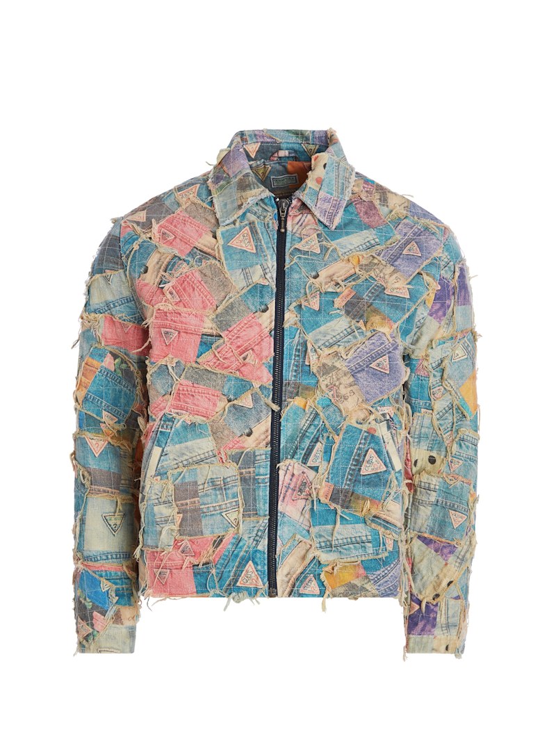 quilted denim jacket | GUESS