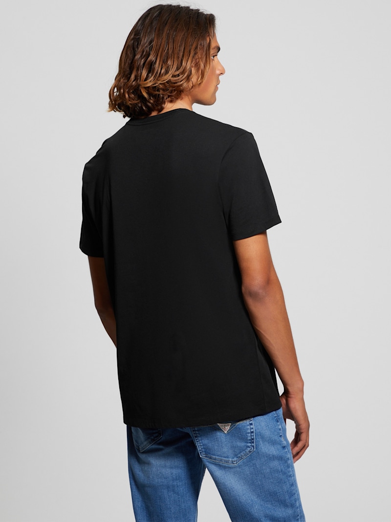 Eco Iridescent Signature Tee | GUESS Factory