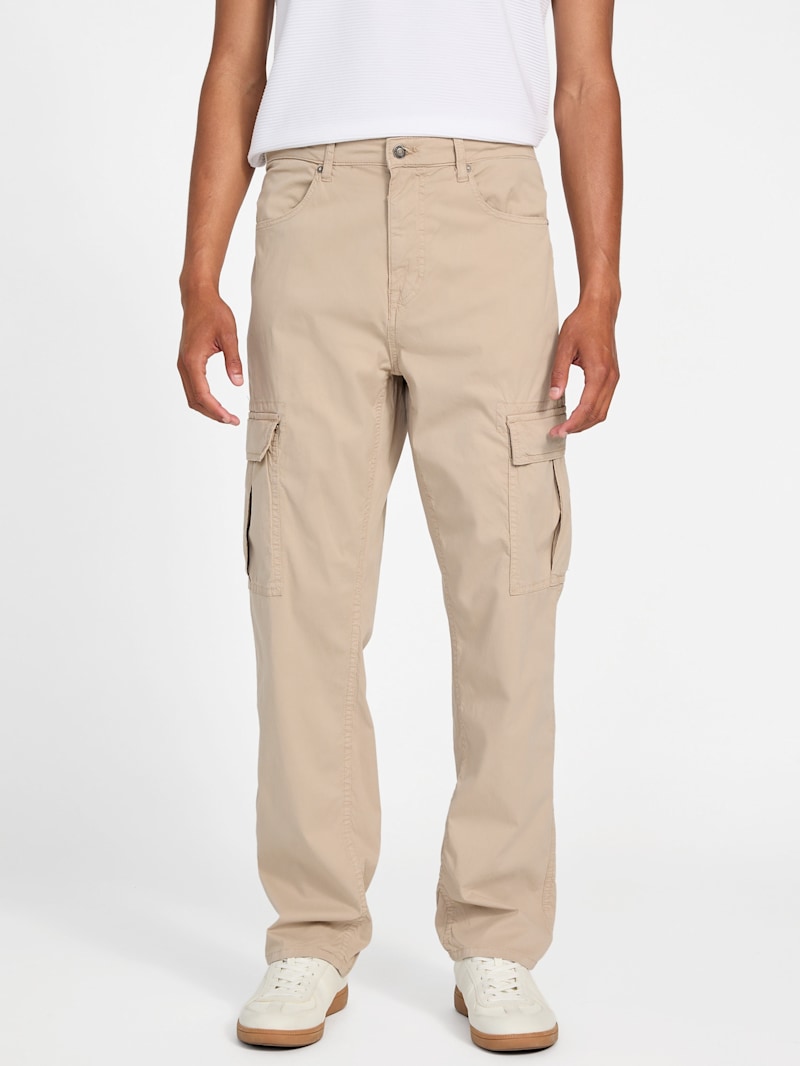 Gypsohila ジプソフィア Easy Cargo Pants Beige Ripstop cargo pants - Beige - Relaxed fit – yaaz