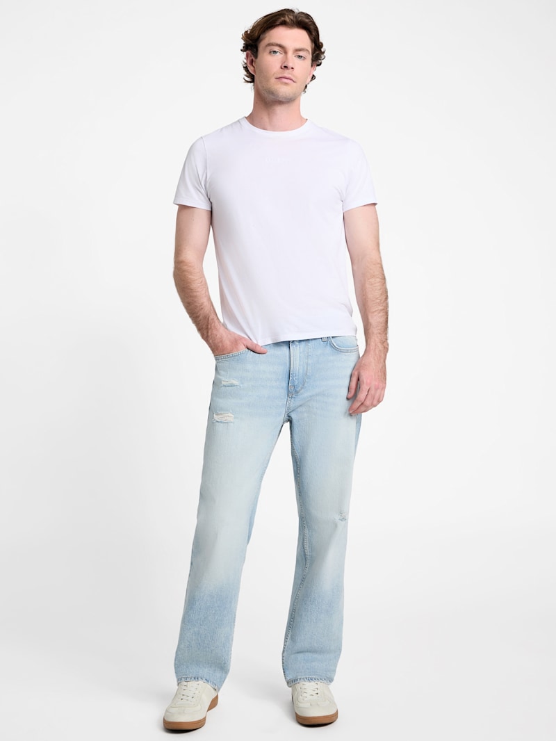 Eco Mason Distressed Straight Jeans | GUESS