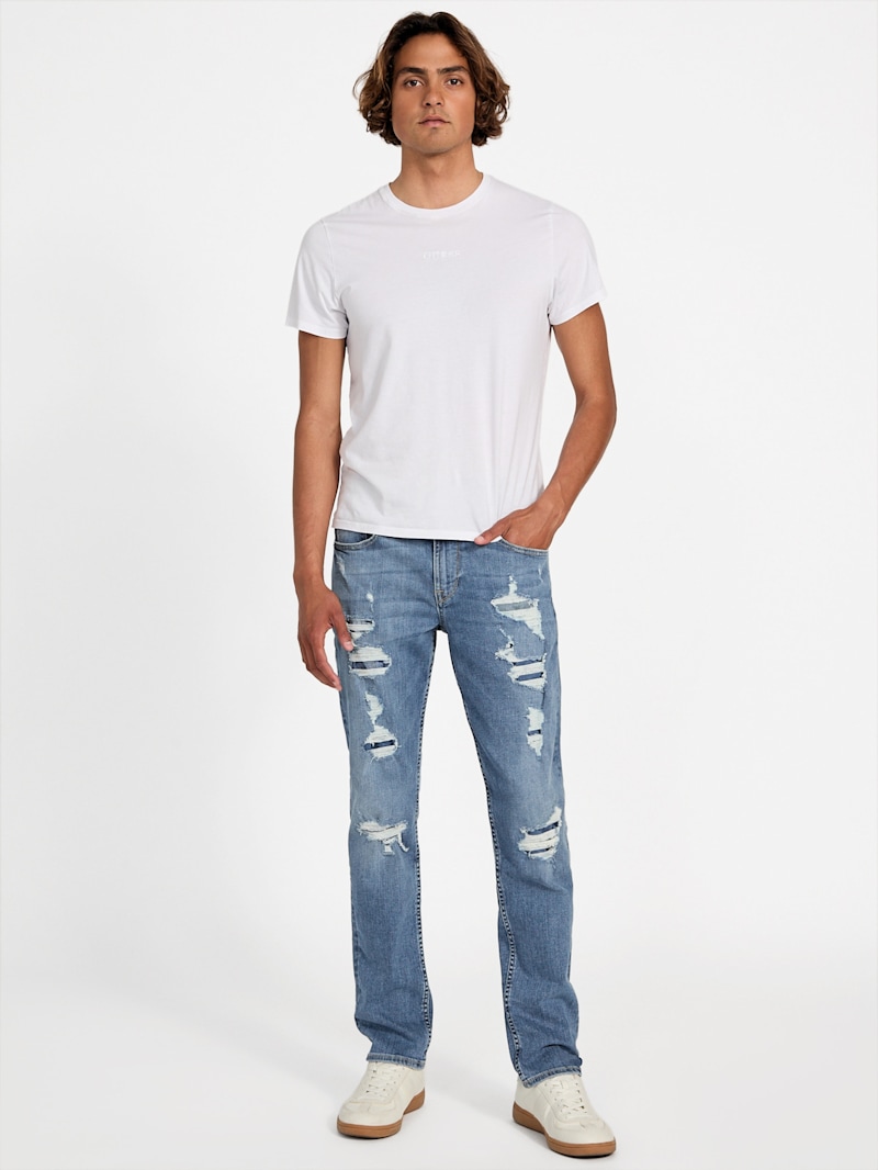 Eco Finnley Mid-Rise Tapered Jeans | GUESS