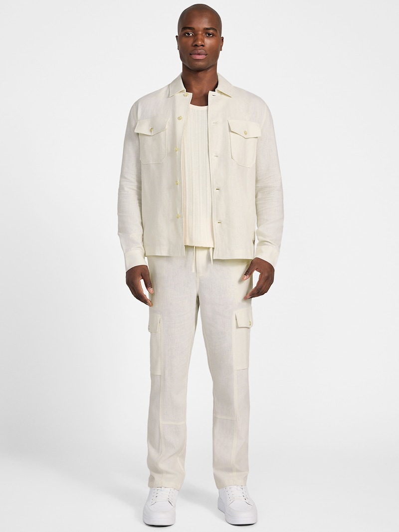 Eco Fletcher Linen Cargo Pants | GUESS