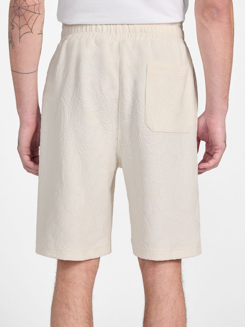 Jacquard Foliage Shorts | GUESS Canada