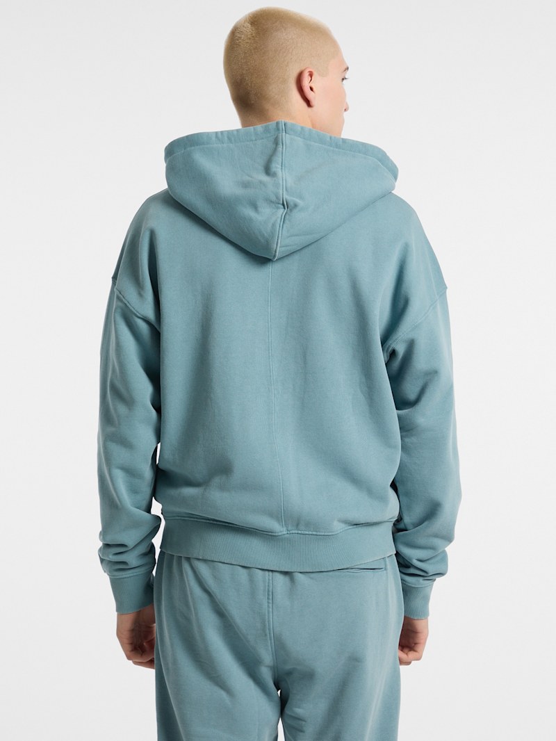 トップス GuruGuru Zip Hoodie (Light Gray) L Drop Shoulder Zip Hoodie - Grey – Hours