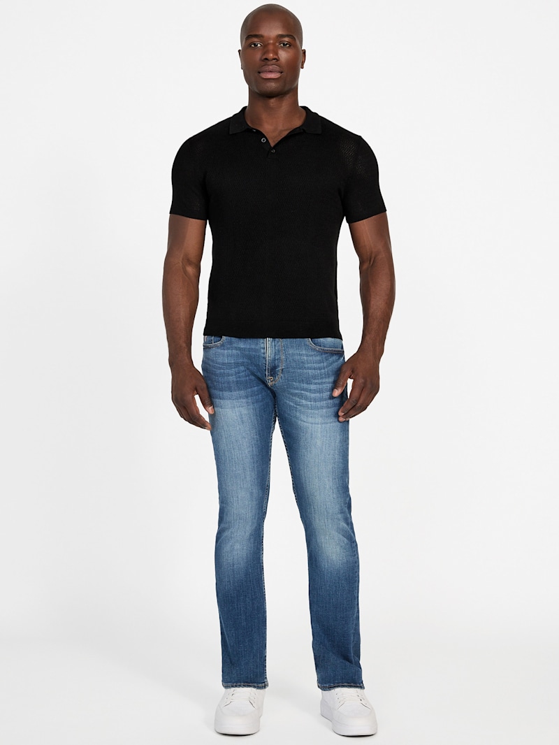 Eco Elijah Knit Polo | GUESS Canada