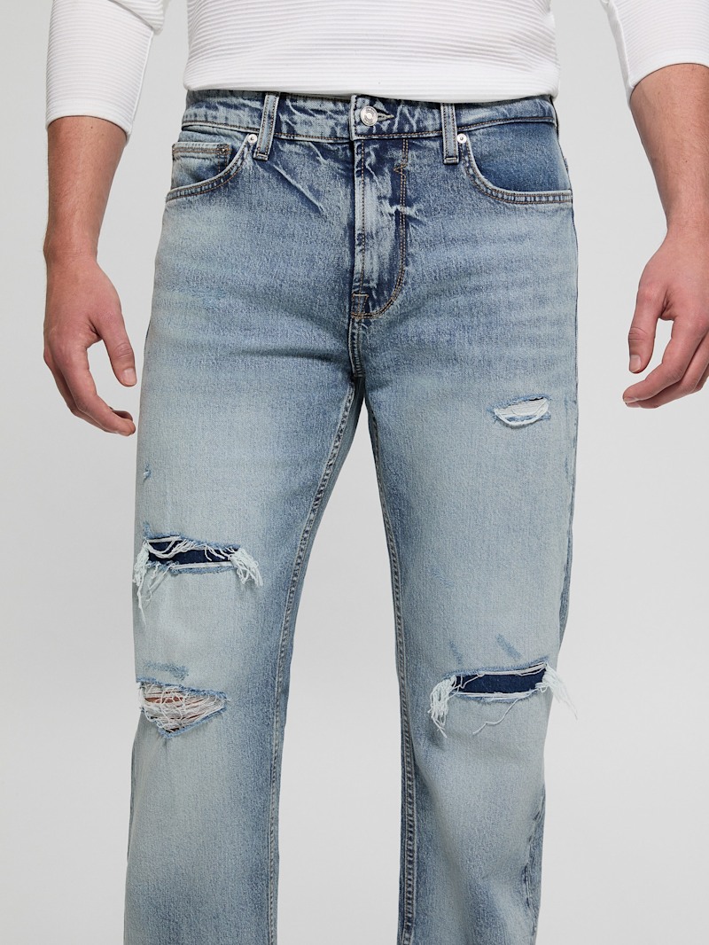  JEANS Mサイズ　メンズ AMBIDEX Store △○12.5OZデニム タックパンツ(M サックス): PAR ICI