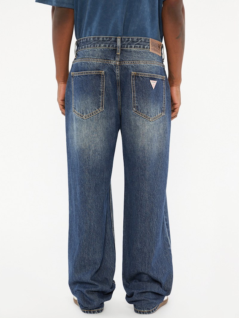 GQ1148◇GUESS JEANS : 90's ルーズフィットテーパード GUESS Originals Kit Baggy Jeans | GUESS