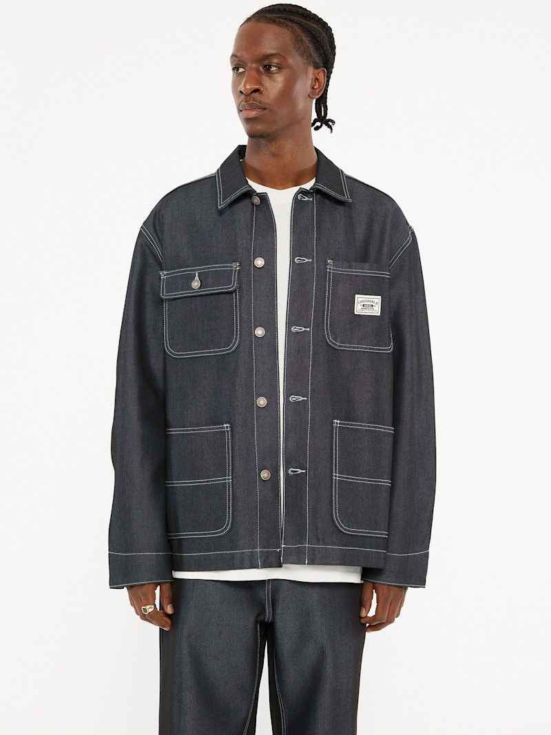 SEEALL シーオール Minimal work jacket SEEALL (シーオール) SAU41 BL182 [ PRISON WORK JACKET