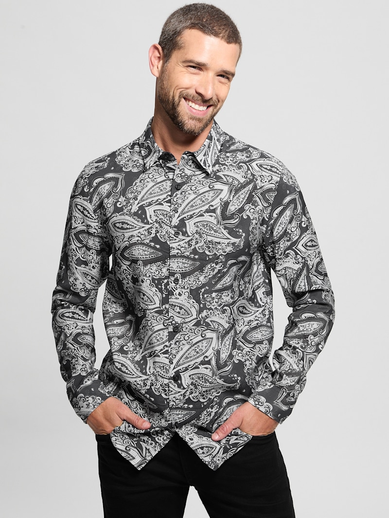 Eco Paisley Shirt | GUESS Canada