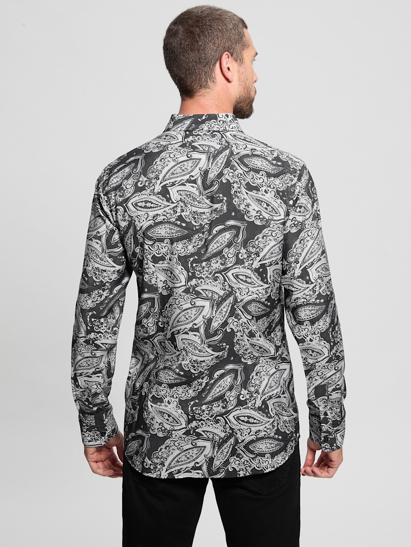 paisley Eco Paisley Shirt | GUESS Canada