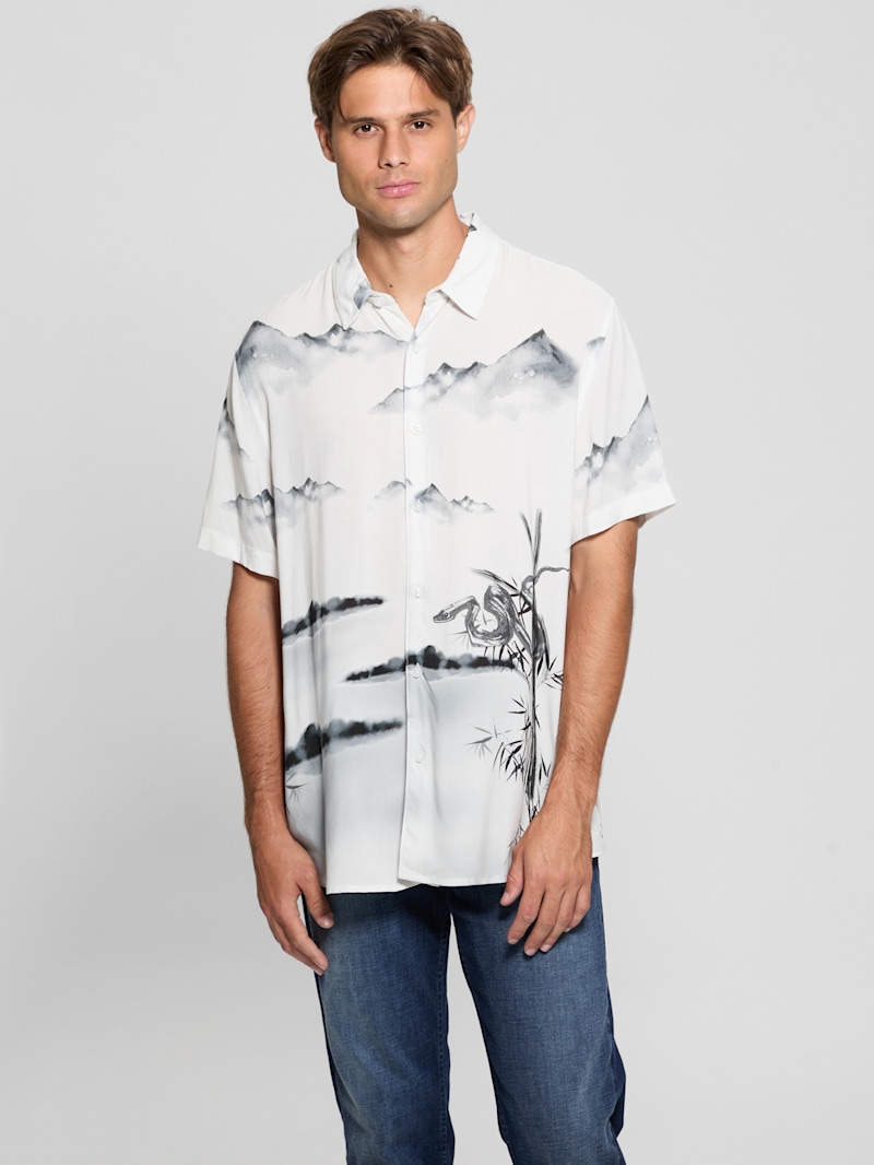トップス Bamboo Short Sleeve Shirt olive ash MEN Bamboo Cay® Official Site — olive