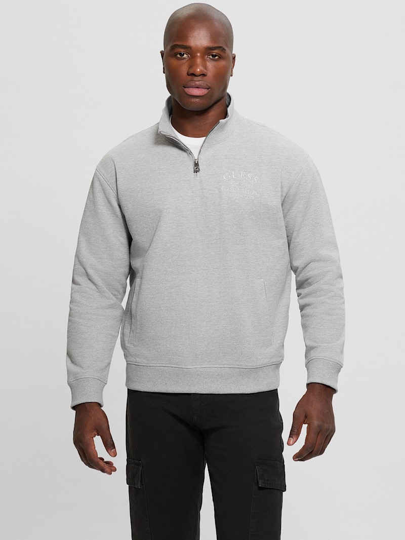 Eco Tyler Zip Mock Neck Sweater