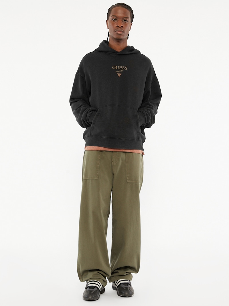 UN3D. HEM CUT SHORT HOODIE アシンメトリー パーカー UN3D. HEM CUT SHORT HOODIE アシンメトリー パーカー UN3D