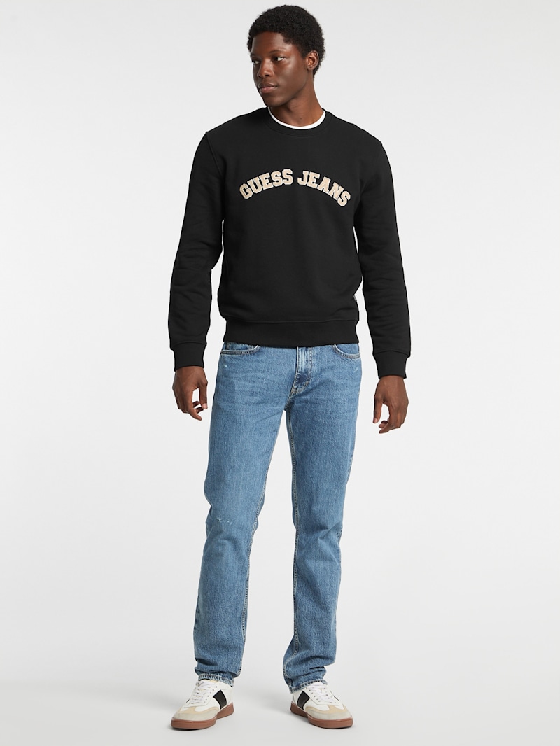 Eco Crewneck Slim Collegiate Sweater