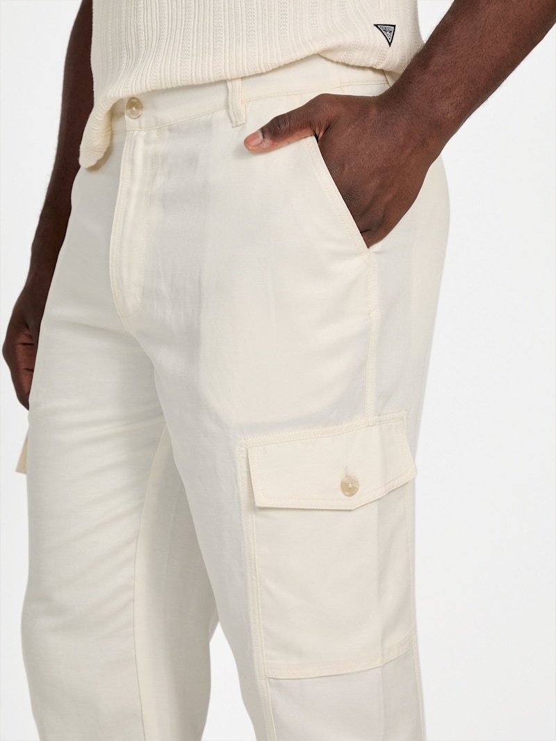 Ari Linen Twill Cargo Pants | GUESS
