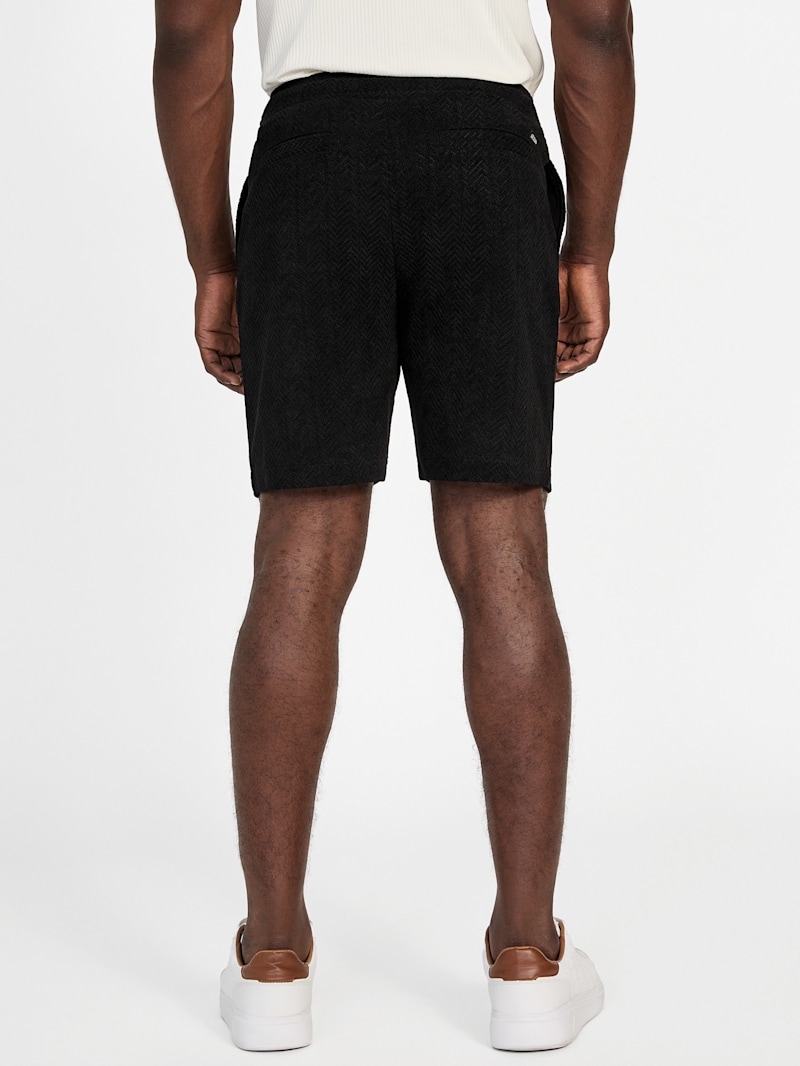 Eco Calvin Chevron-Knit Shorts | GUESS