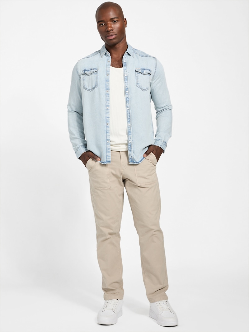 ジャケット・アウター GOD ONLY KNOWS DENIM SHIRT GOD ONLY KNOWS