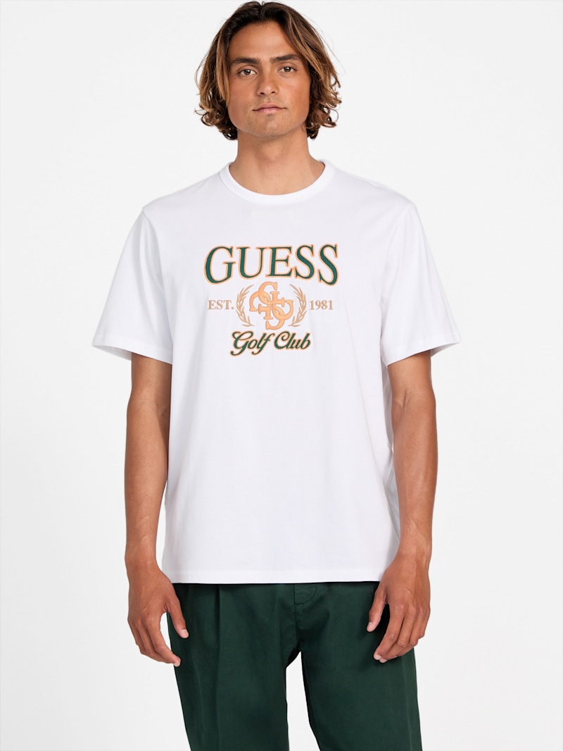 Eco Crewneck Embroidered Tee | GUESS Eco Crewneck Embroidered Tee | GUESS