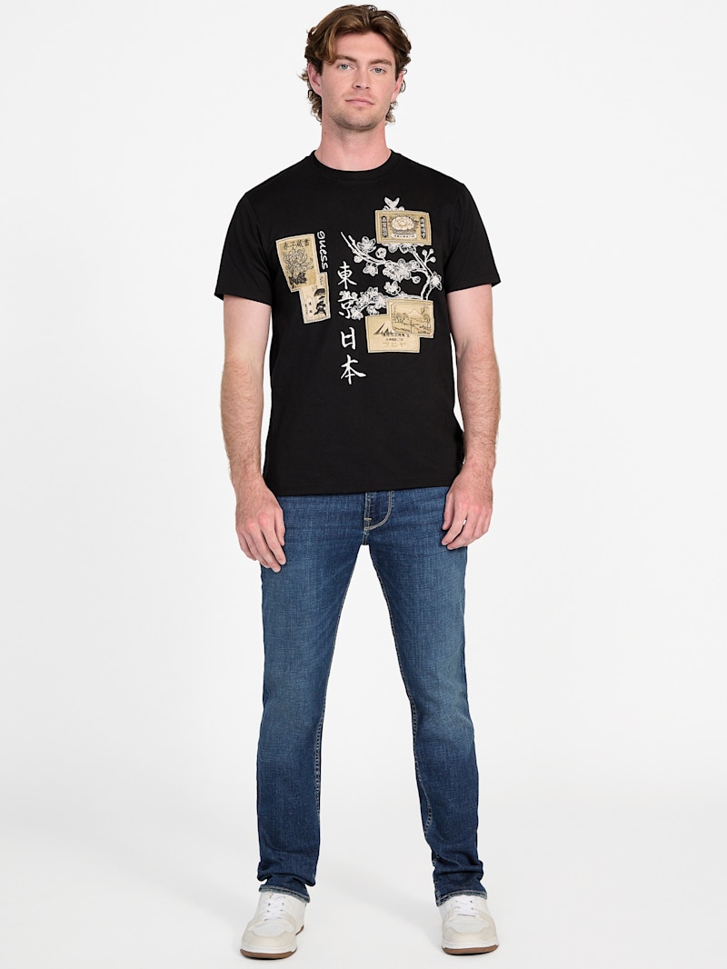 Eco Japanese Stamps Tee