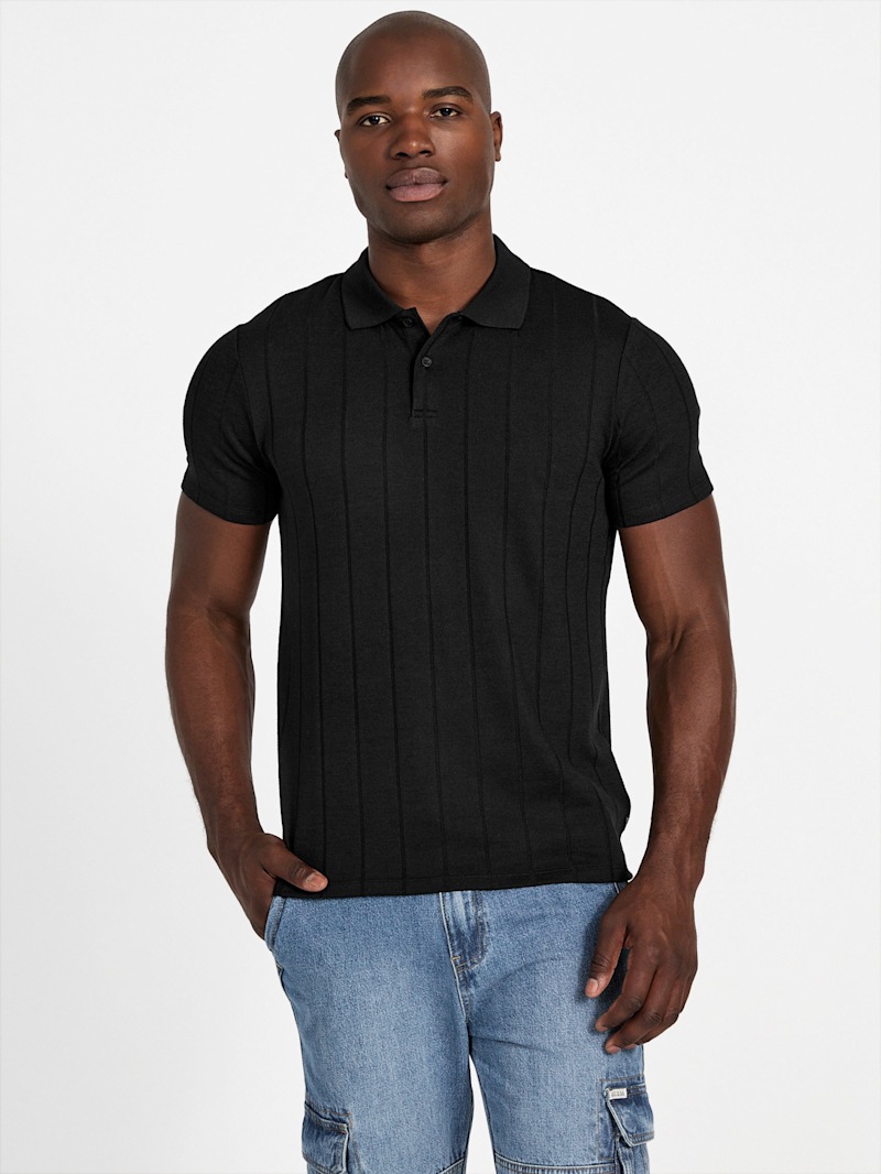 Tシャツ・カットソー Peserico Lurex Ribbed Polo Shirt COLE SS POLO