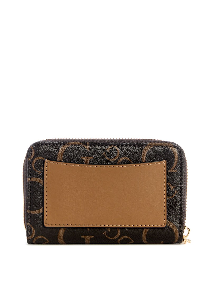 maron♡’s Saffron Logo Zip Wallet | GUESS Factory