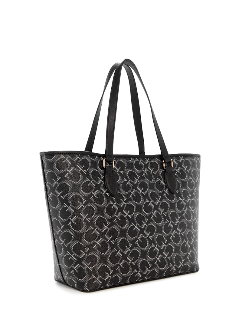Riu Principal logo tote bag BLACK Romilly Logo Tote | GUESS Factory Ca