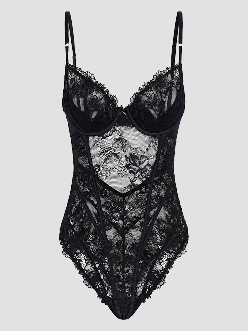 Rebecca Floral Lace Bodysuit | GUESS Canada