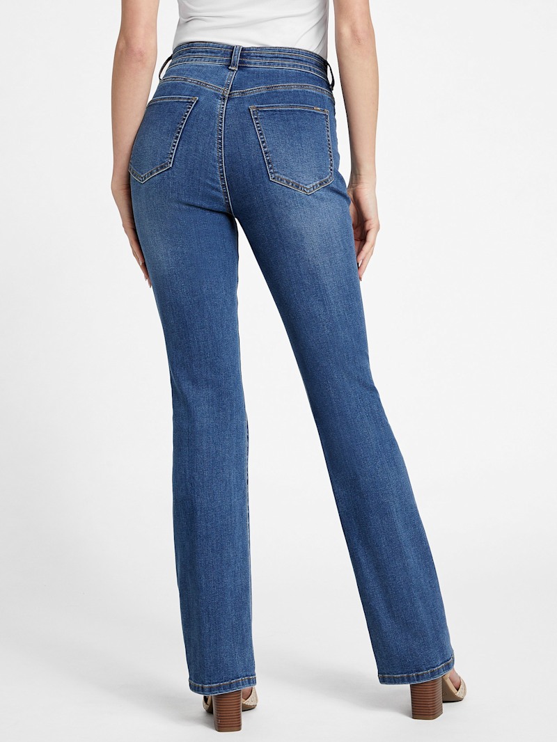 【in a row】Brush span bootcut denim Women's Bootcut and Flare Jeans | Black/Dark grey | Diesel