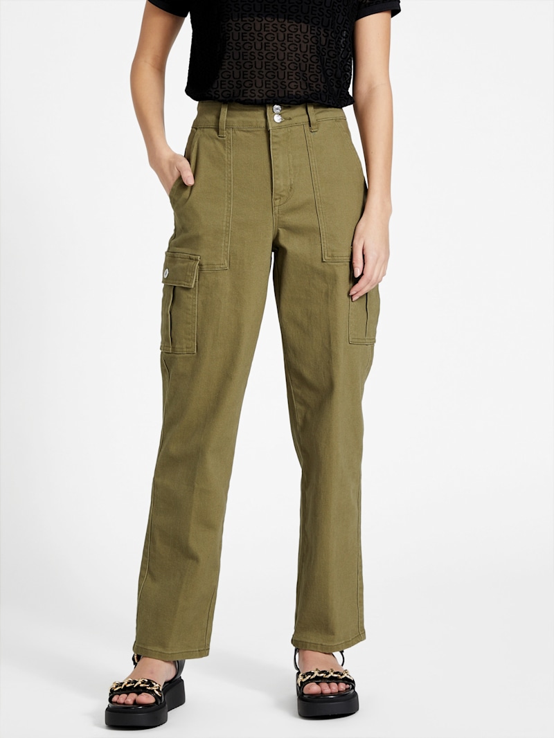【PORTERNA】Genie Cargo Trousers Multi Toggle Shell Cargo Pants | boohoo
