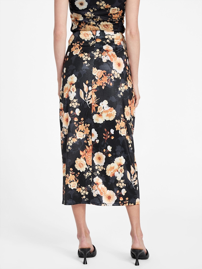 レディースウェア Gauge Pochette Skirt | WOMEN Micol Printed Midi Skirt | GUESS Factory