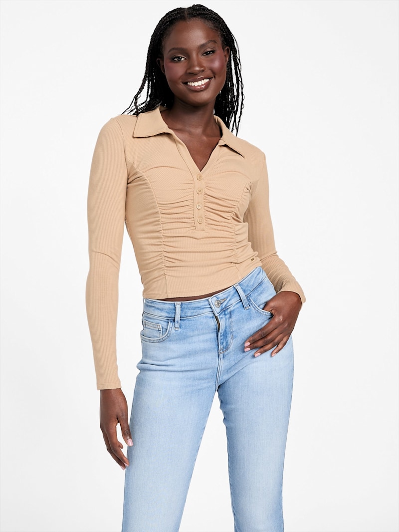 Eco Elena Top | GUESS Factory