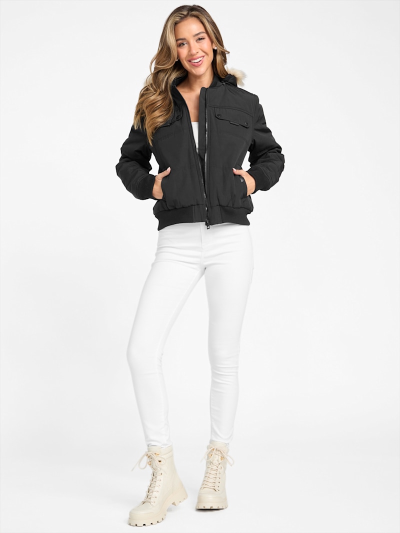 Eco Dustina Hooded Padded Jacket