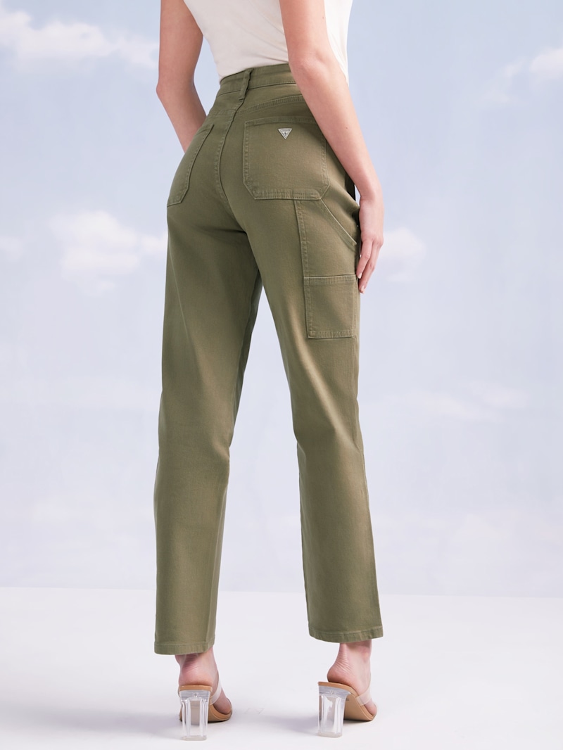 Lynne Straight Utility Jeans | GUESS Factory