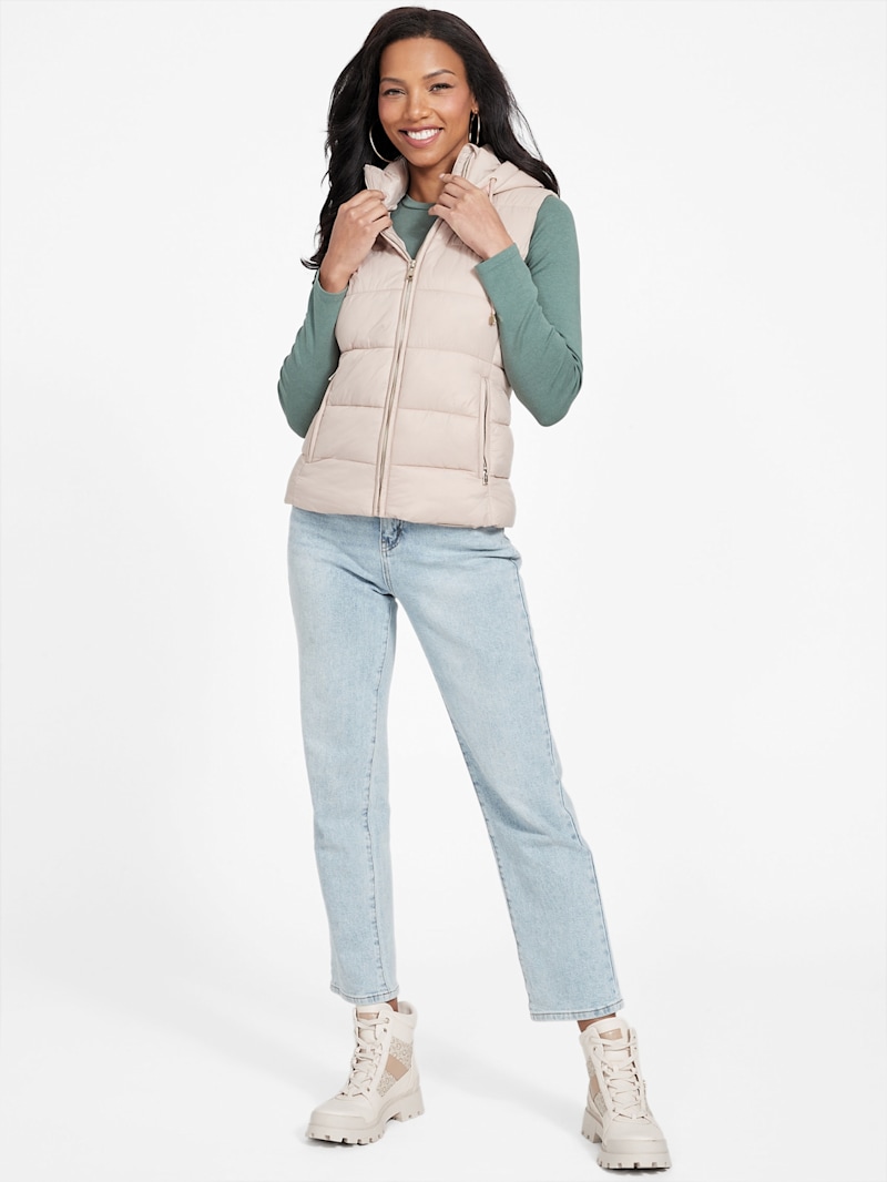 Alberta Padded Vest | GUESS Factory
