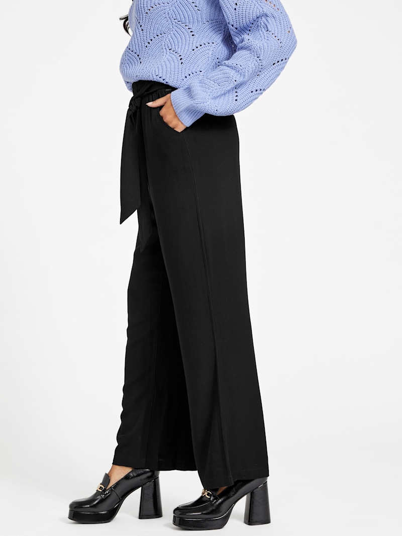 パンツ Etro Black Palazzo Pants In Lana Jacquard Etro Black Palazzo Pants In Lana Jacquard | THE LIST
