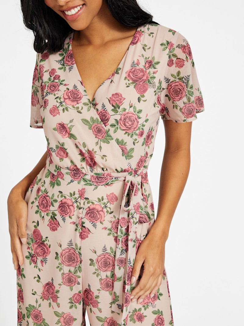 Noel Floral Jumpsuit | GUESS Factory