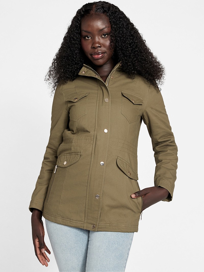 Daja Long Jacket | GUESS Factory