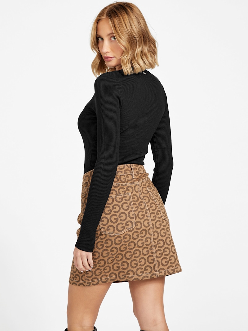 Coralia Sweater-Knit Bodysuit