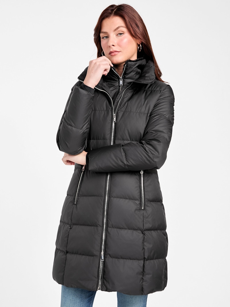 Evie Real Down Coat | GUESS Factory