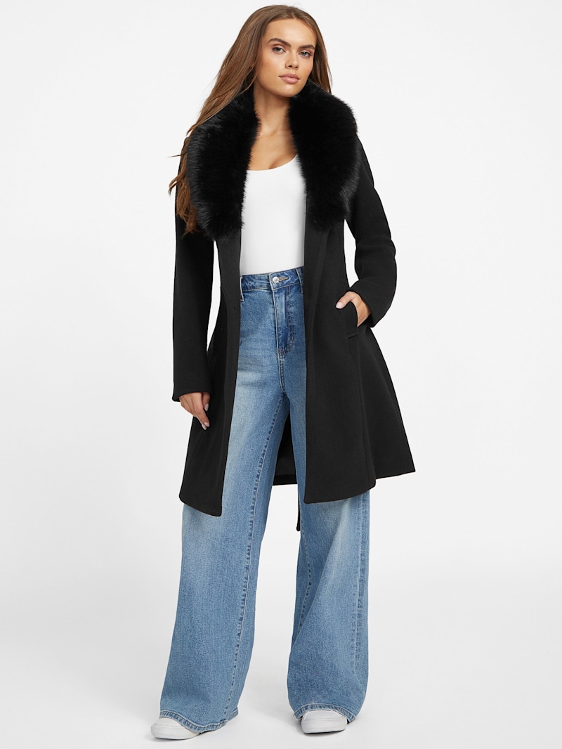 限定値下‼️【超美品】guessファーコート Cheryl Faux-Fur Coat | GUESS Factory Ca