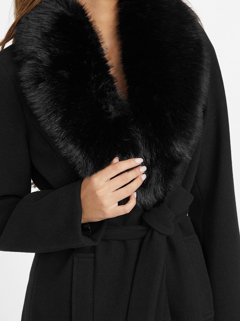 3/7で削除　her lip to  Faux Fur Coat S 3/7で削除 her lip to Faux Fur Coat S S Her Lip To Coat With