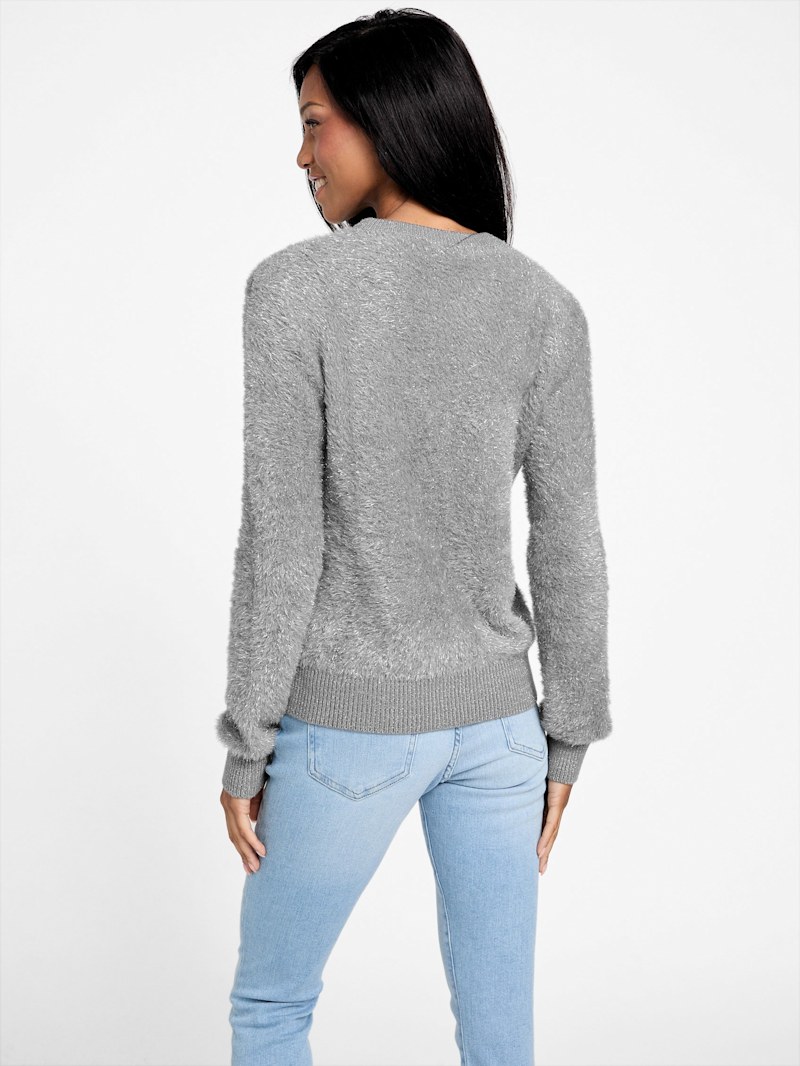 Alana Faux-Fur Sweater | GUESS Factory Ca