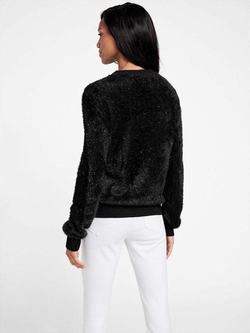 【amaproject】『少女』Design by JaneBirkin Alana Faux-Fur Sweater | GUESS Factory Ca