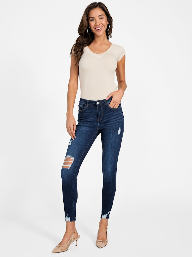 Eco Journey Mid-Rise Skinny Jeans | GUESS Factory Ca