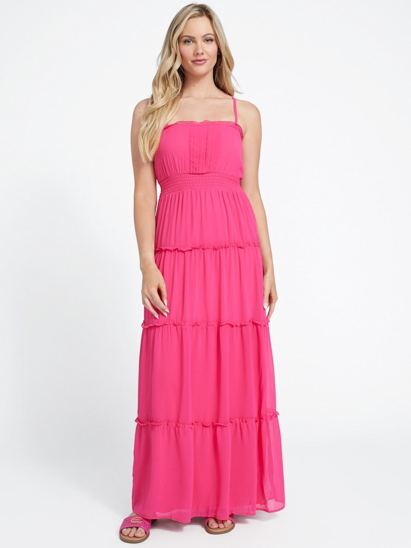 ひなmama Zariah Tiered Maxi Dress | GUESS Factory